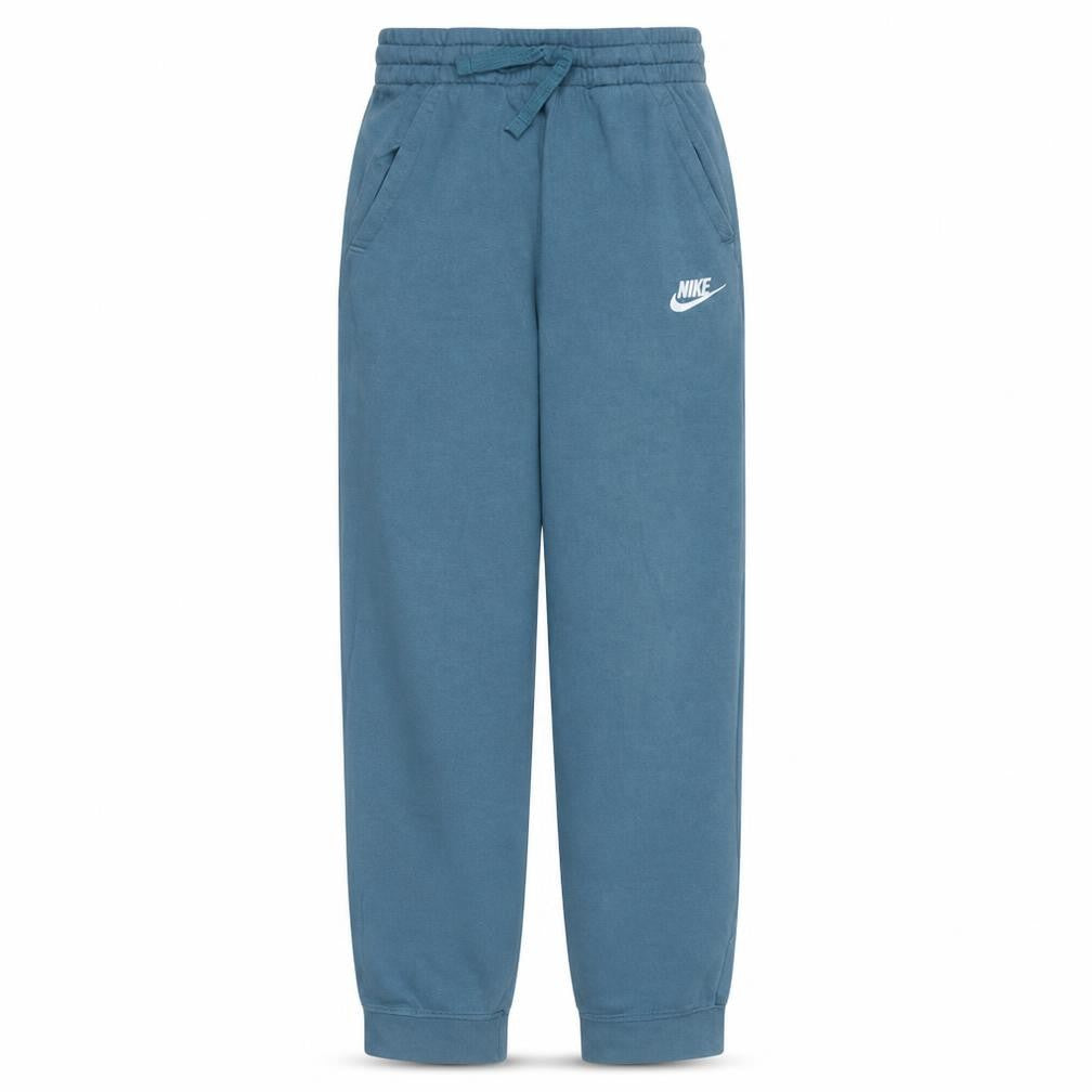 Nike Womens Blue Jogger Sweatpants L Cotton Blend Elastic Waist
