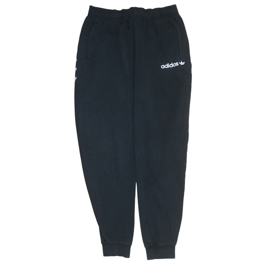 Adidas Girls Black Jogger Sweatpants 15-16 Years Cotton Blend Fleece