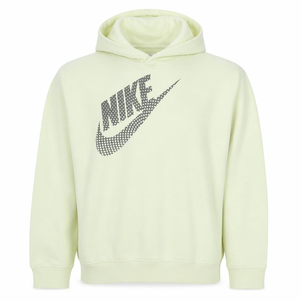 Nike Men's Beige XL Pullover Hoodie with Graphic Logo