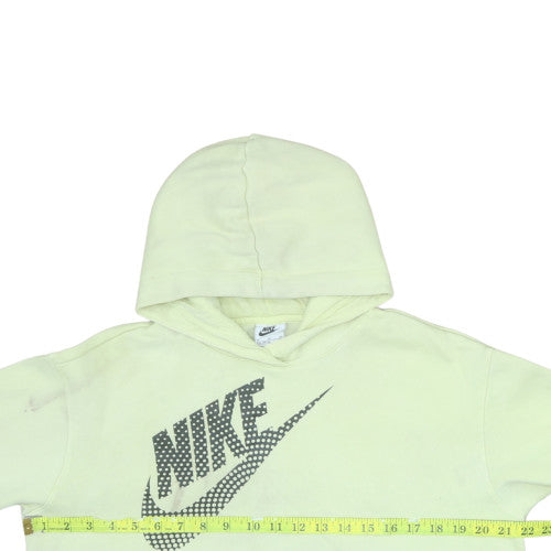 Nike Men's Beige XL Pullover Hoodie with Graphic Logo