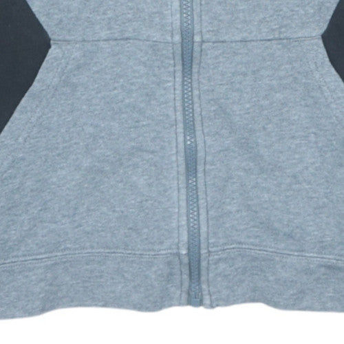 Nike Teens Grey Full Zip Hoodie L Lightweight Fleece Sportswear
