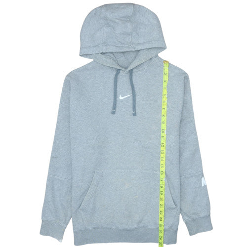 Nike Men's Grey Pullover Hoodie L Standard Fit Sports Fleece