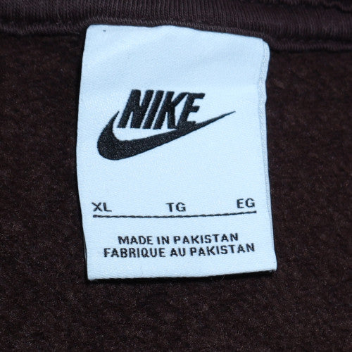 Nike Mens Brown XL Pullover Crew Neck Sportswear Sweatshirt