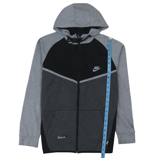 Nike Mens Grey Full Zip Hoodie L Regular Fit Sportswear