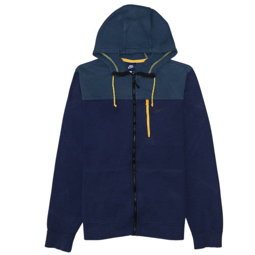 Nike Men's Blue Full Zip Hoodie L Fleece Sportswear
