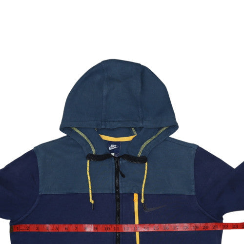 Nike Men's Blue Full Zip Hoodie L Fleece Sportswear