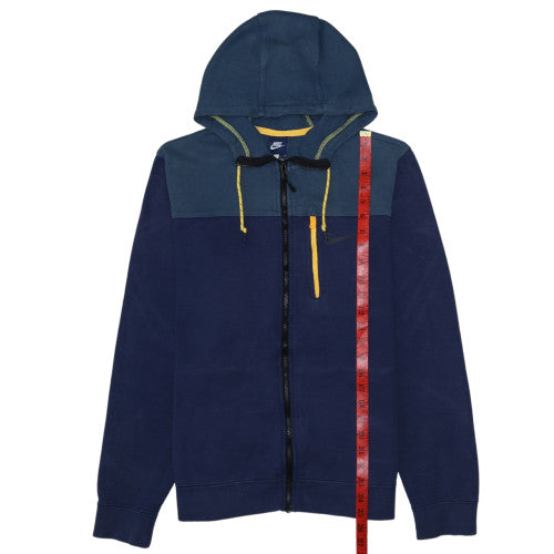 Nike Men's Blue Full Zip Hoodie L Fleece Sportswear