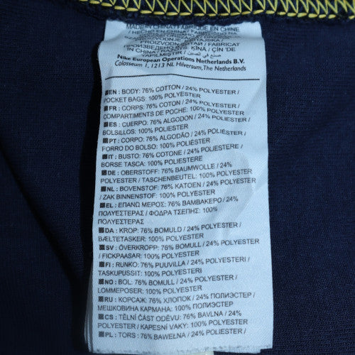 Nike Men's Blue Full Zip Hoodie L Fleece Sportswear