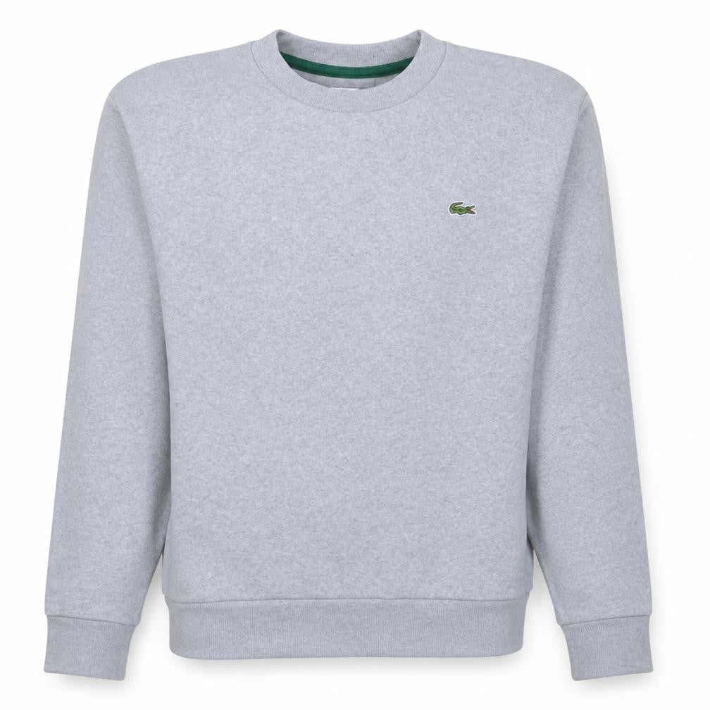 Lacoste Mens Grey XS Crew Neck Cotton Sweatshirt