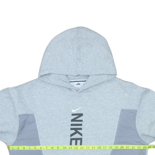 Nike Men’s Grey Pullover Hoodie XL Fleece Sports Sweatshirt