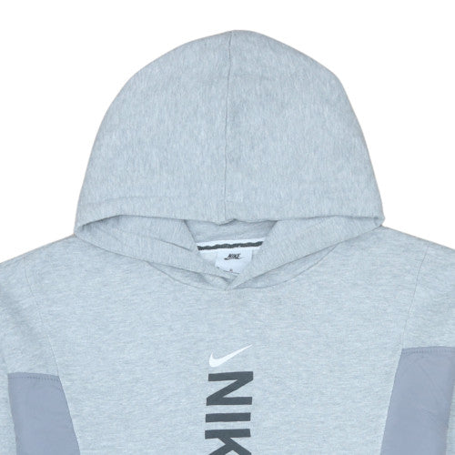 Nike Men’s Grey Pullover Hoodie XL Fleece Sports Sweatshirt