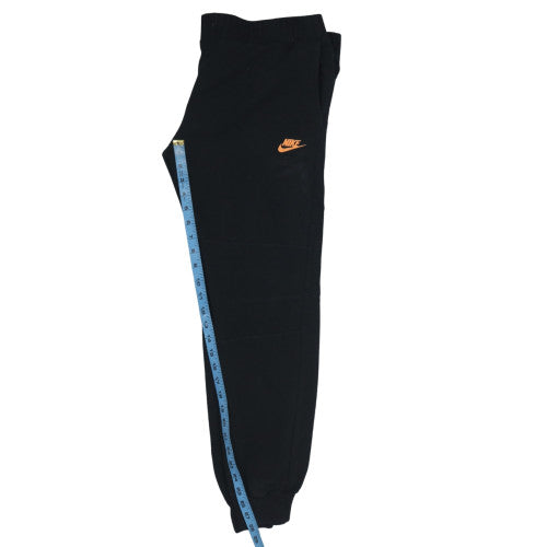 Nike Men's Black Jogger Trousers M Fleece Elastic Waist Tapered Fit