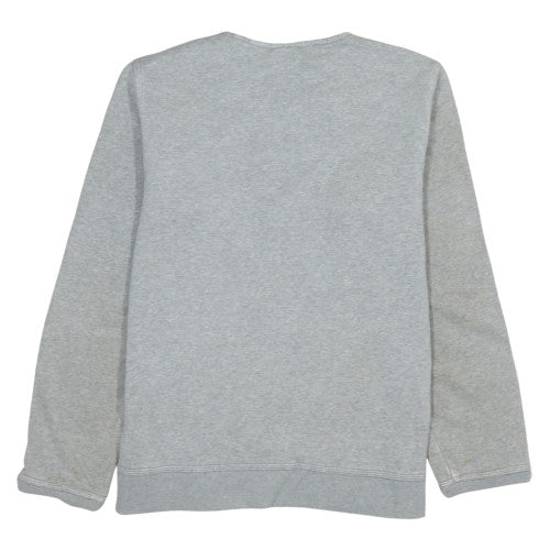 Nike Men's Grey Crew Neck Regular Fit Sweatshirt Size L