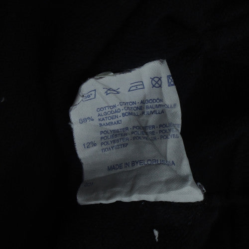 Champion Men's Black Pullover Hoodie S Regular Fit Graphic Logo