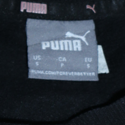 Puma Men’s Black Crew Neck Pullover Sweatshirt Size S