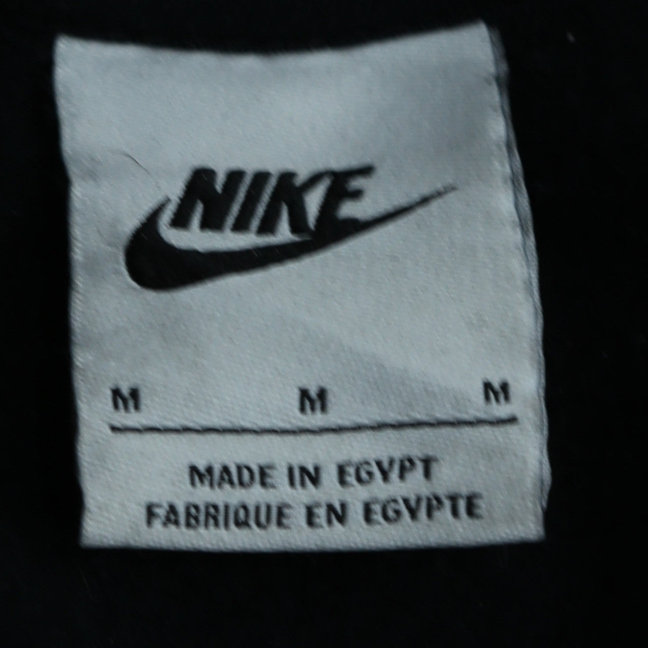 Nike Men's Black Medium Pullover Sweatshirt Crew Neck Logo Jumper