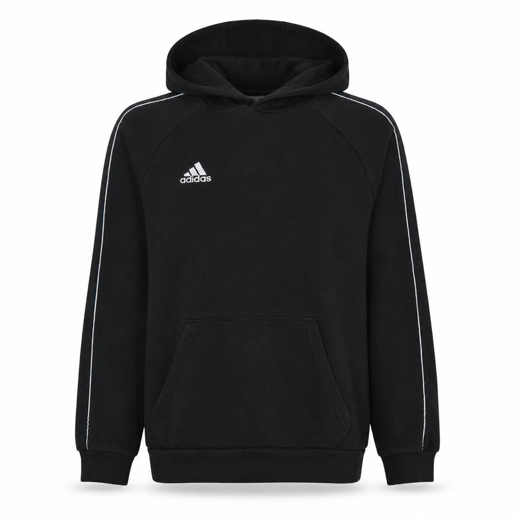 Adidas Men's Black Pullover Hoodie M Sports Fleece Sweatshirt