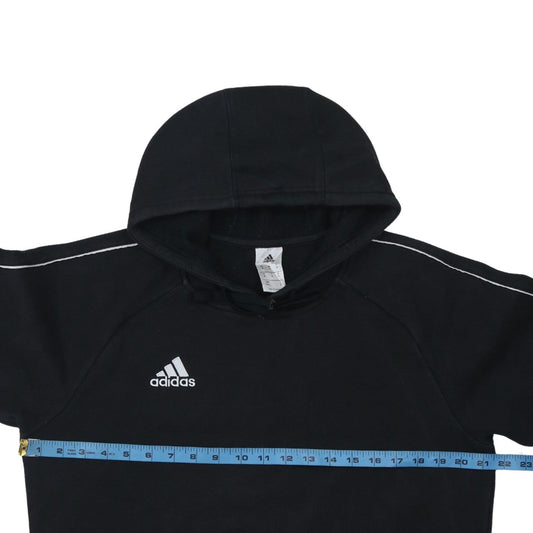 Adidas Men's Black Pullover Hoodie M Sports Fleece Sweatshirt