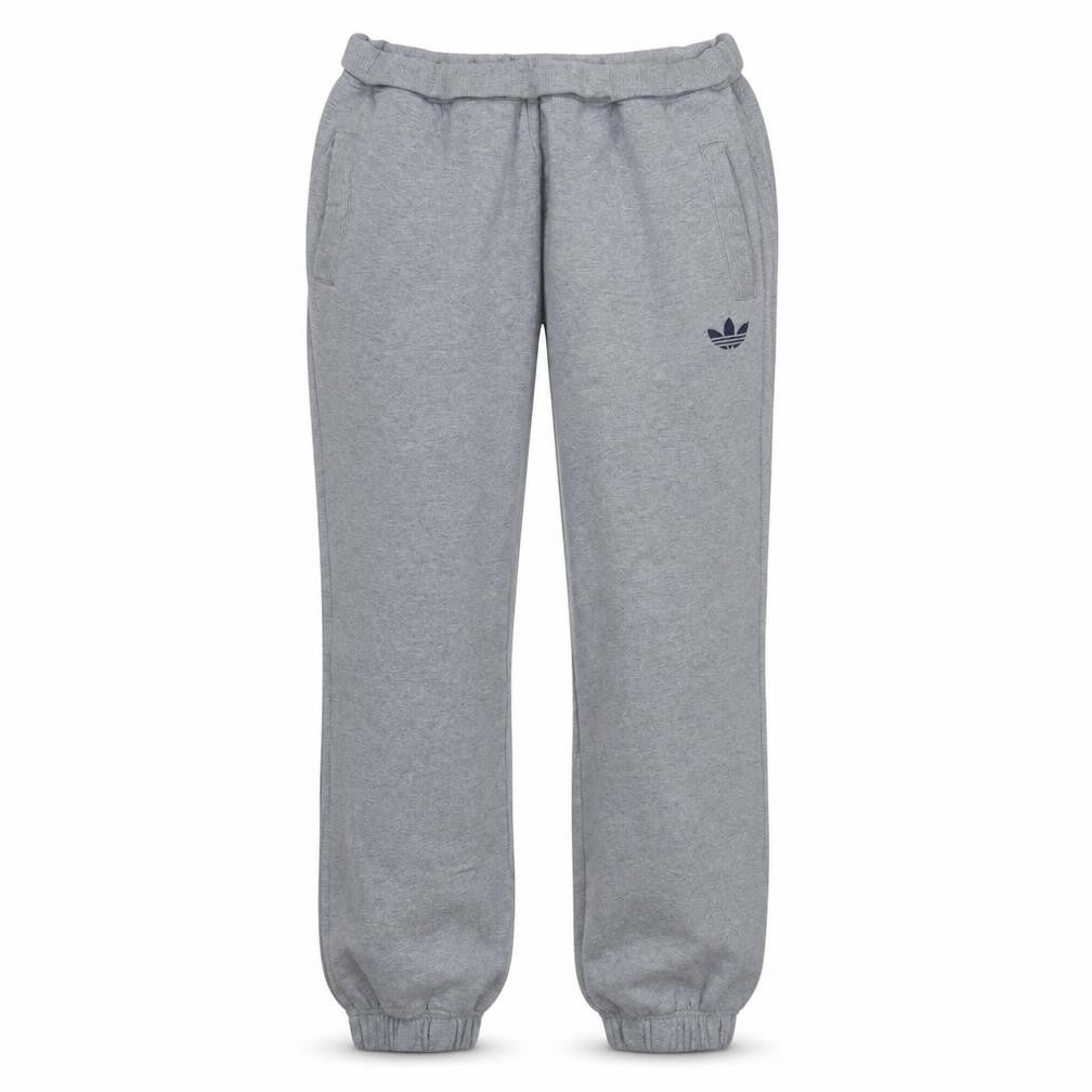 Front view of Adidas Women Grey XL Sweatpants Jogger Cotton Blend Casual Trousers