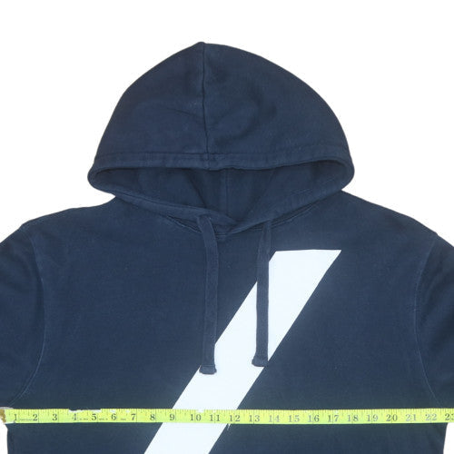 Russell Europe Men's Blue Pullover Hoodie L Sports Fleece