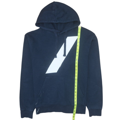 Russell Europe Men's Blue Pullover Hoodie L Sports Fleece