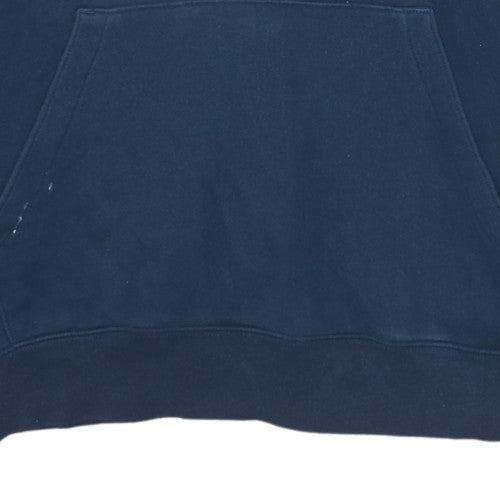 Russell Europe Men's Blue Pullover Hoodie L Sports Fleece
