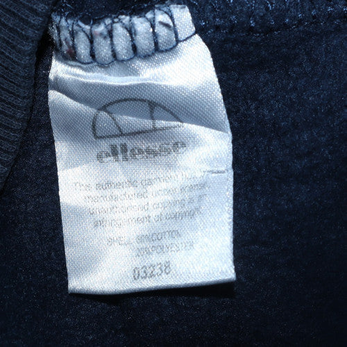 Ellesse Women's Navy Blue Crew Neck Pullover Sweatshirt UK 10