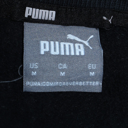 Puma Men's Black Crew Neck Pullover Sweatshirt Size M