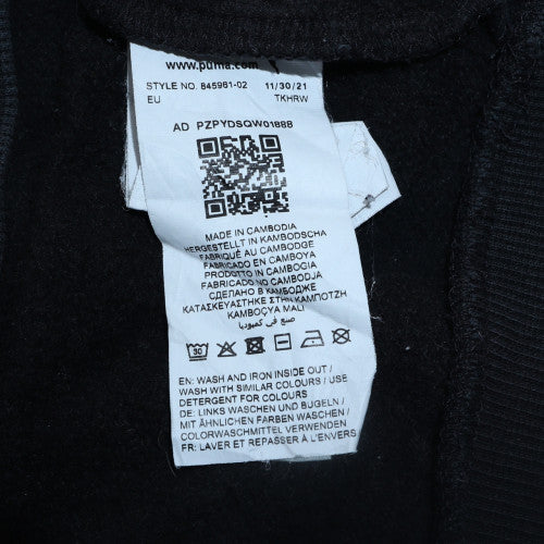 Puma Men's Black Crew Neck Pullover Sweatshirt Size M