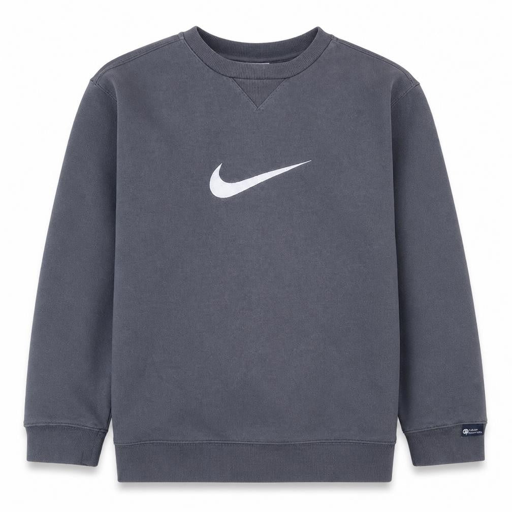 Nike Boys Dark Grey Crew Neck Pullover Sweatshirt Size 15-16 Years