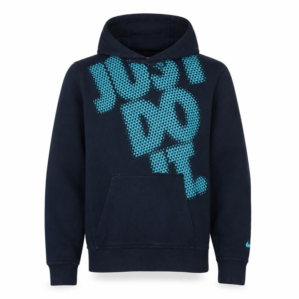 Nike Men's Blue Graphic Pullover Hoodie Size S