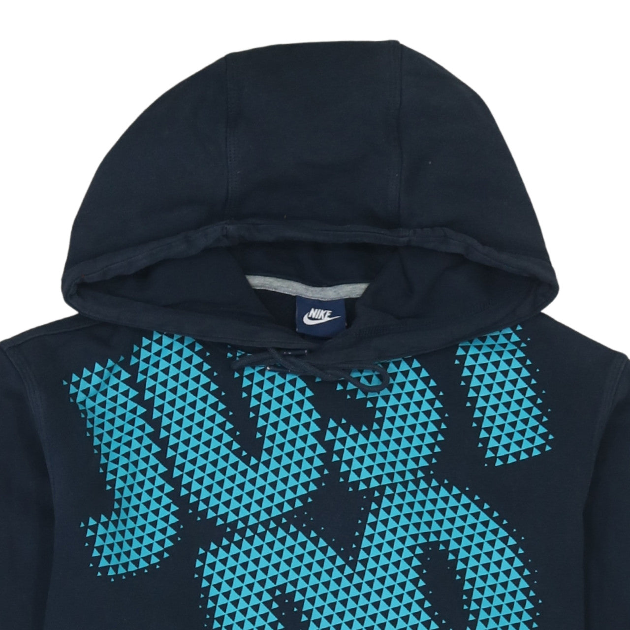 Nike Men's Blue Graphic Pullover Hoodie Size S