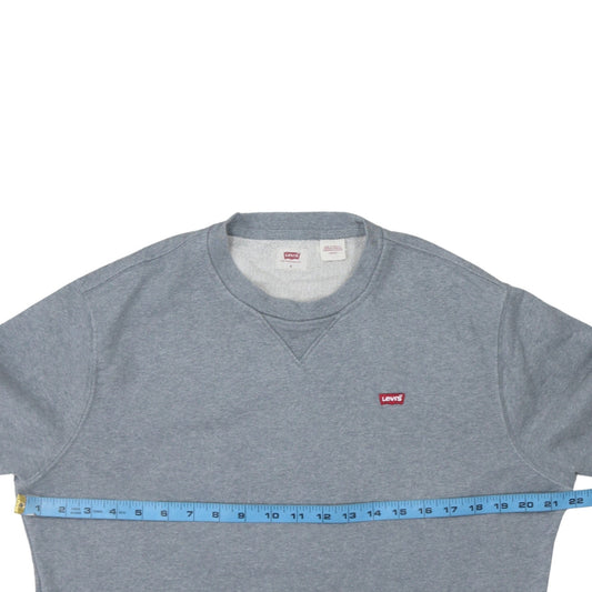 Levi's Men's Grey Crew Neck Pullover Sweatshirt Size S