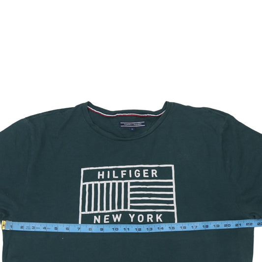 Tommy Hilfiger Men's Green XL Graphic New York T-Shirt