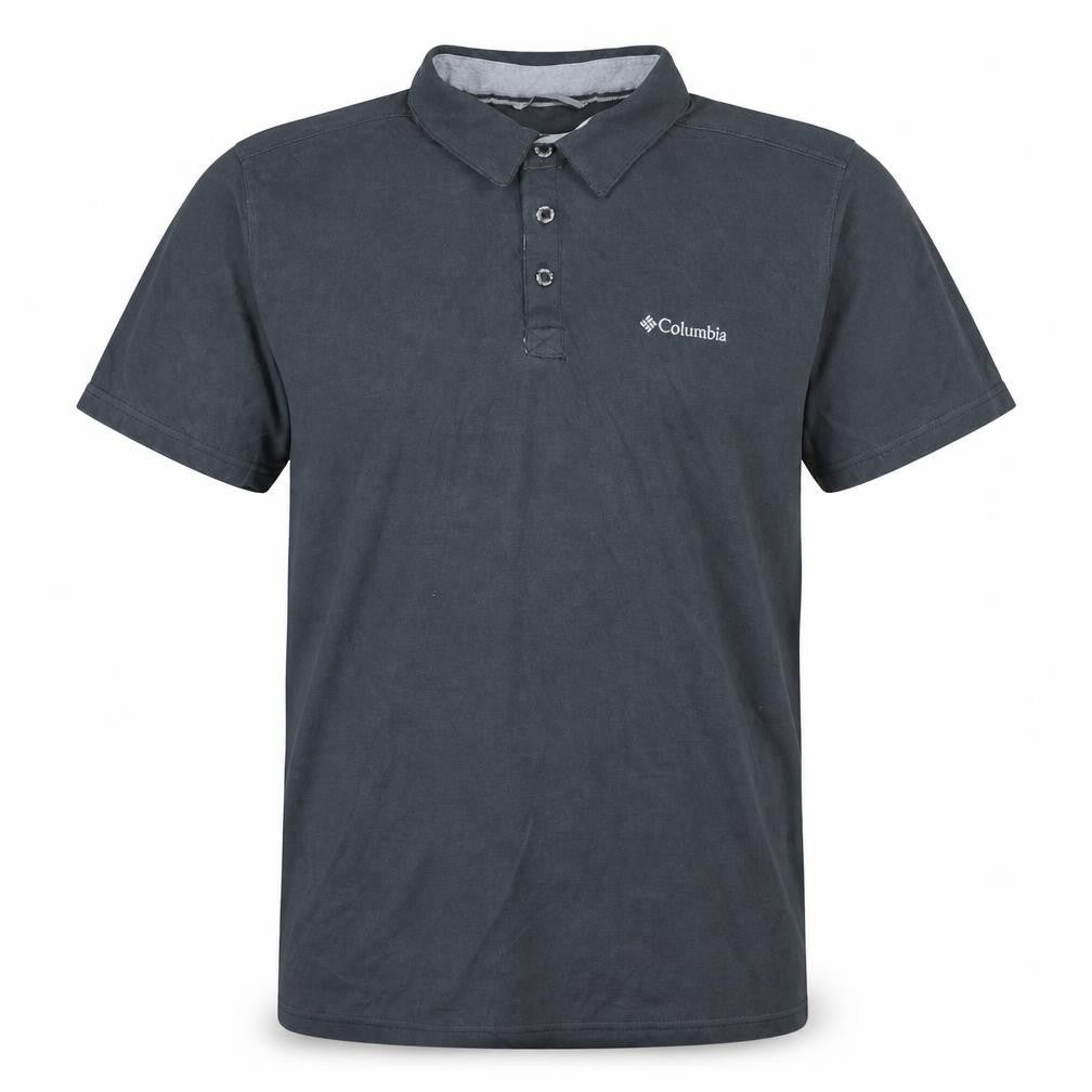 Columbia Men's Black M Polo Shirt Regular Fit Short Sleeve