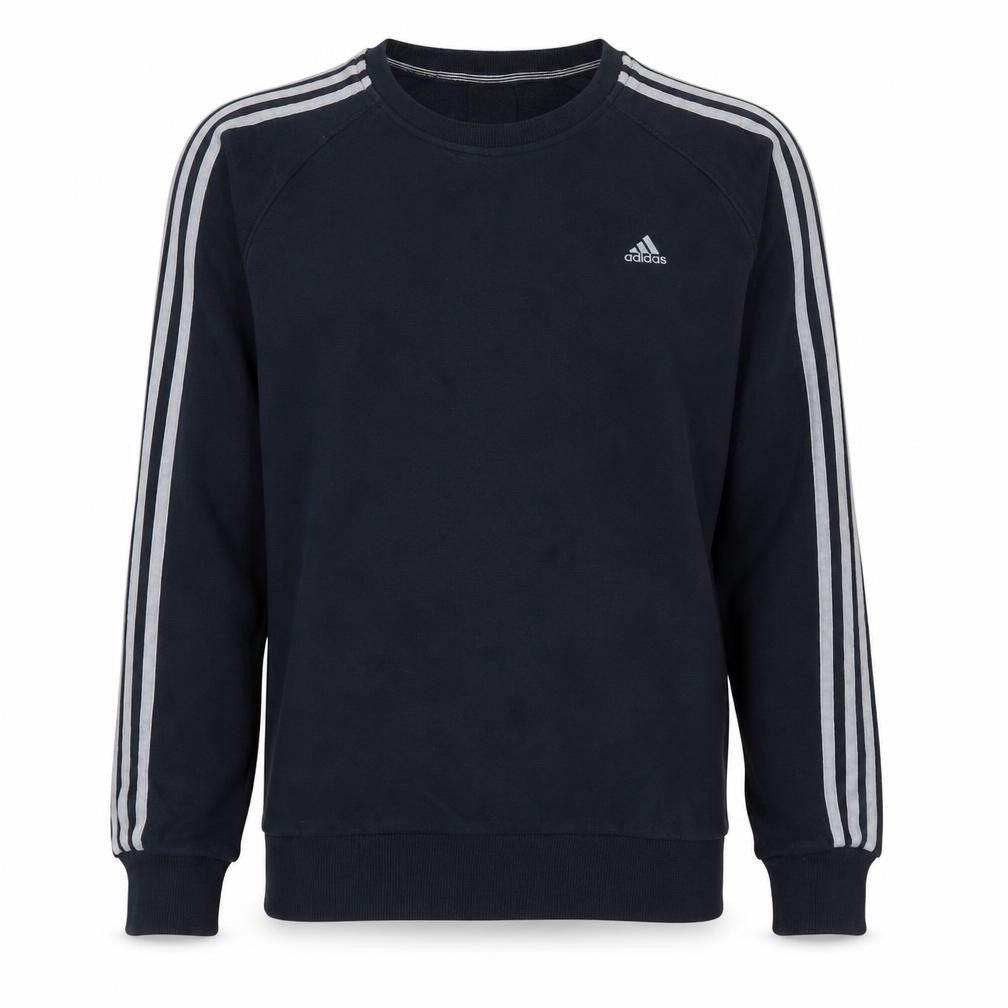 Nike Men's Black Crew Neck Sweatshirt M Regular Fit Fleece Pullover