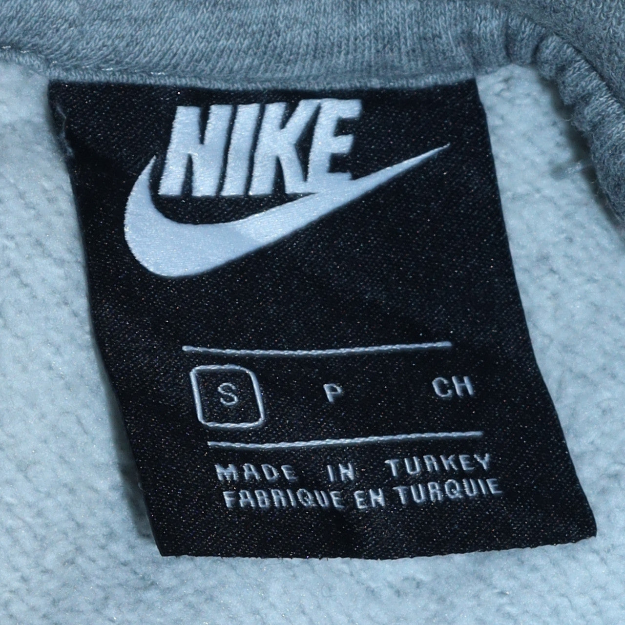 Nike Men's Grey Graphic Logo Pullover Sweatshirt Size S