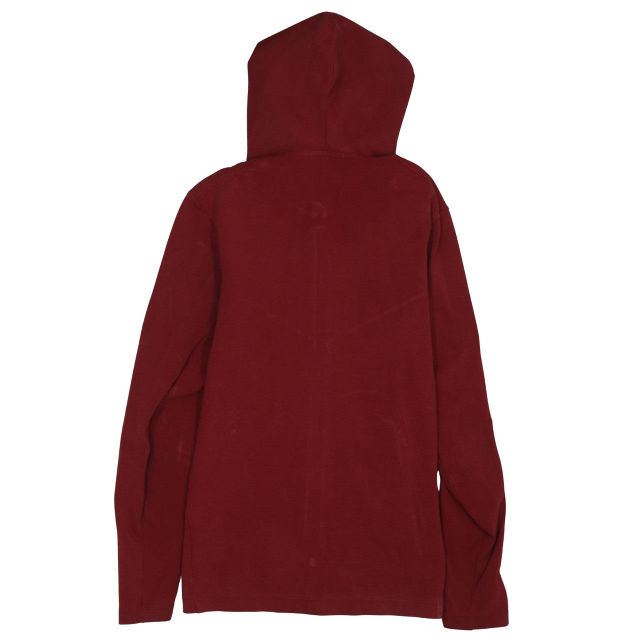 Nike Men’s Red Full Zip Hoodie XS – Hooded Cotton Blend Sweatshirt