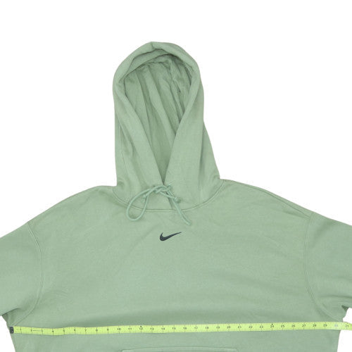 Nike Womens Green XL Pullover Hoodie Fleece Cotton Blend