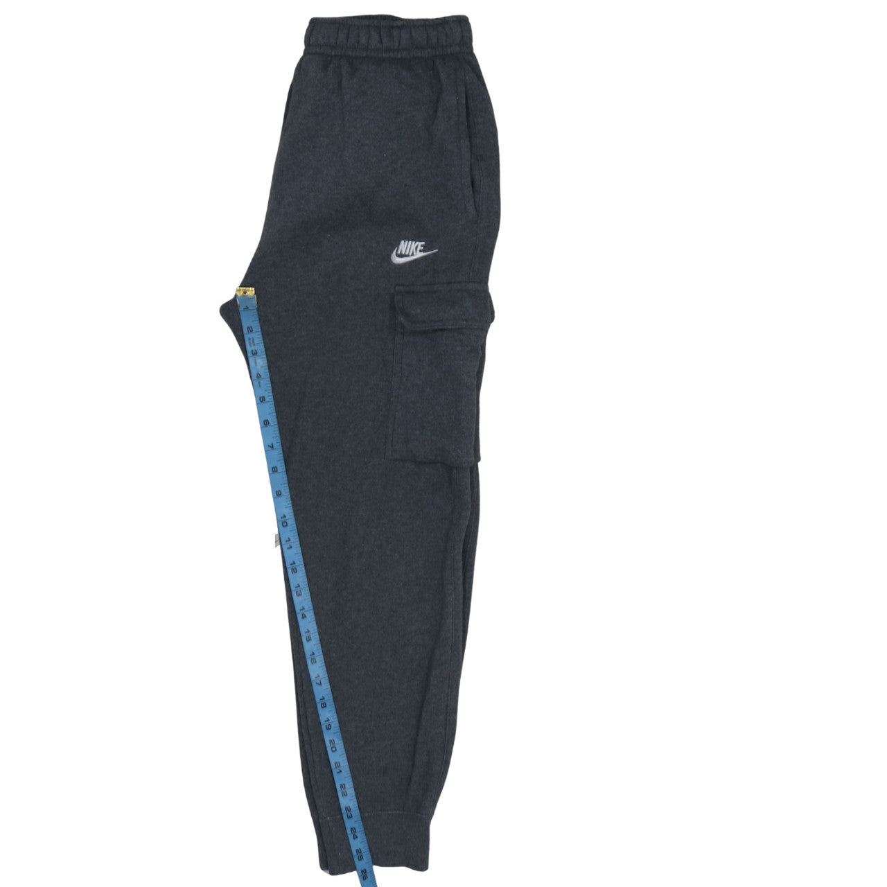 Nike Men's Black Cargo Jogger Sweatpants Small Fleece Lined