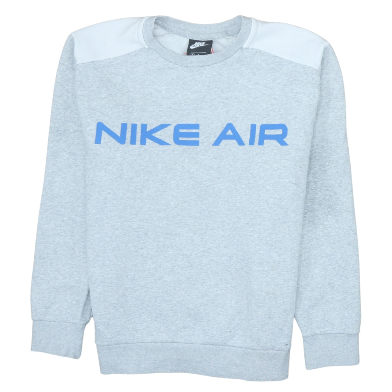 Nike Men's Grey Crew Neck Pullover Sweatshirt Size M