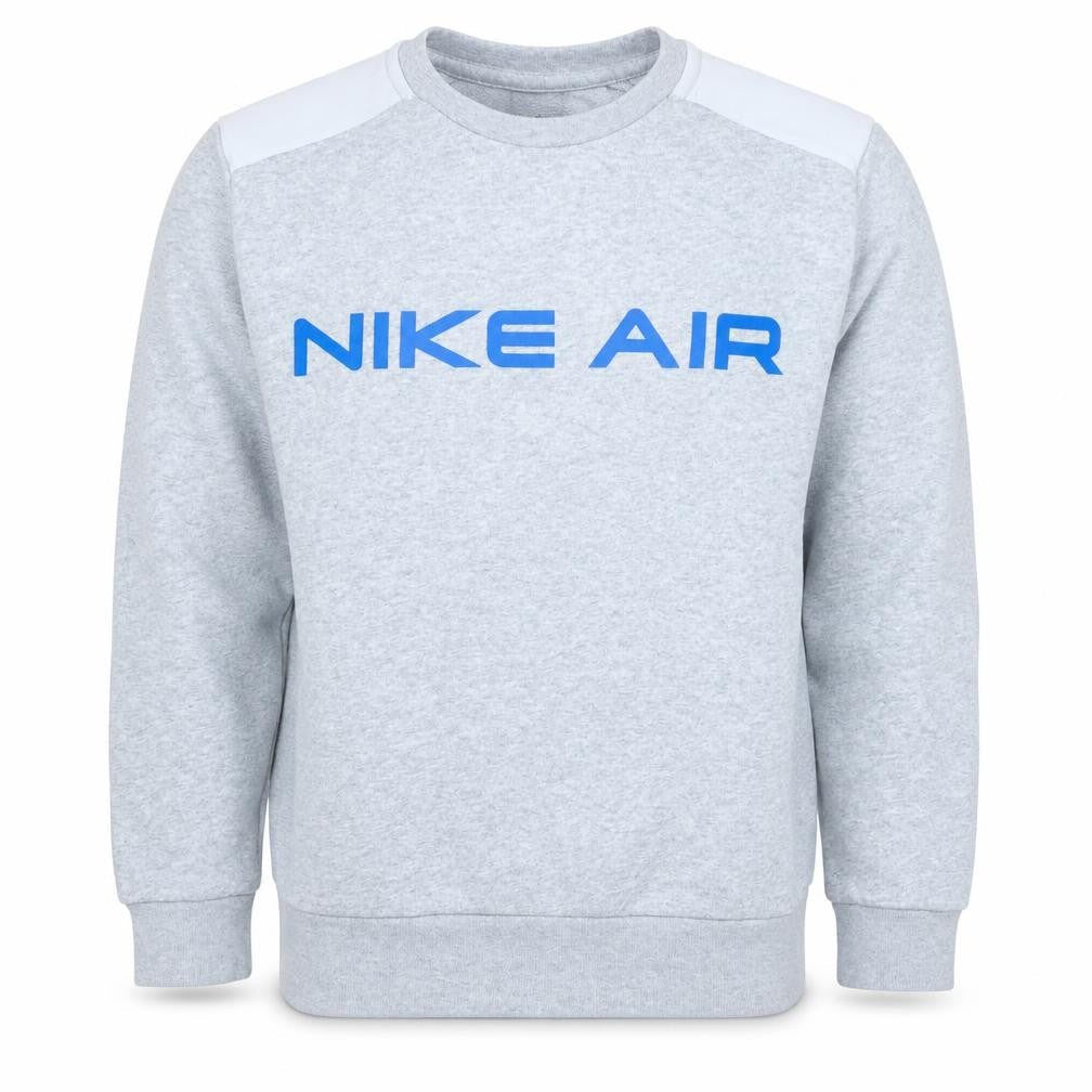 Nike Men's Grey Crew Neck Pullover Sweatshirt Size M