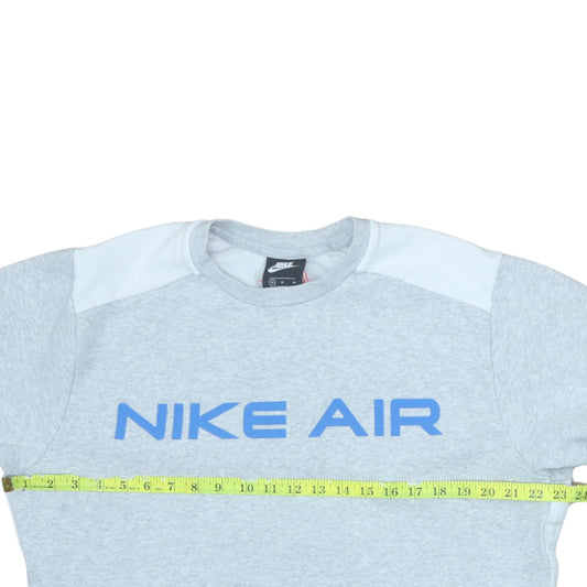 Nike Men's Grey Crew Neck Pullover Sweatshirt Size M