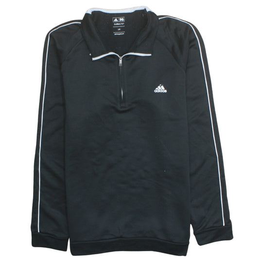 Adidas Men’s Black 1/4 Zip Climalite Golf Sweatshirt Size L