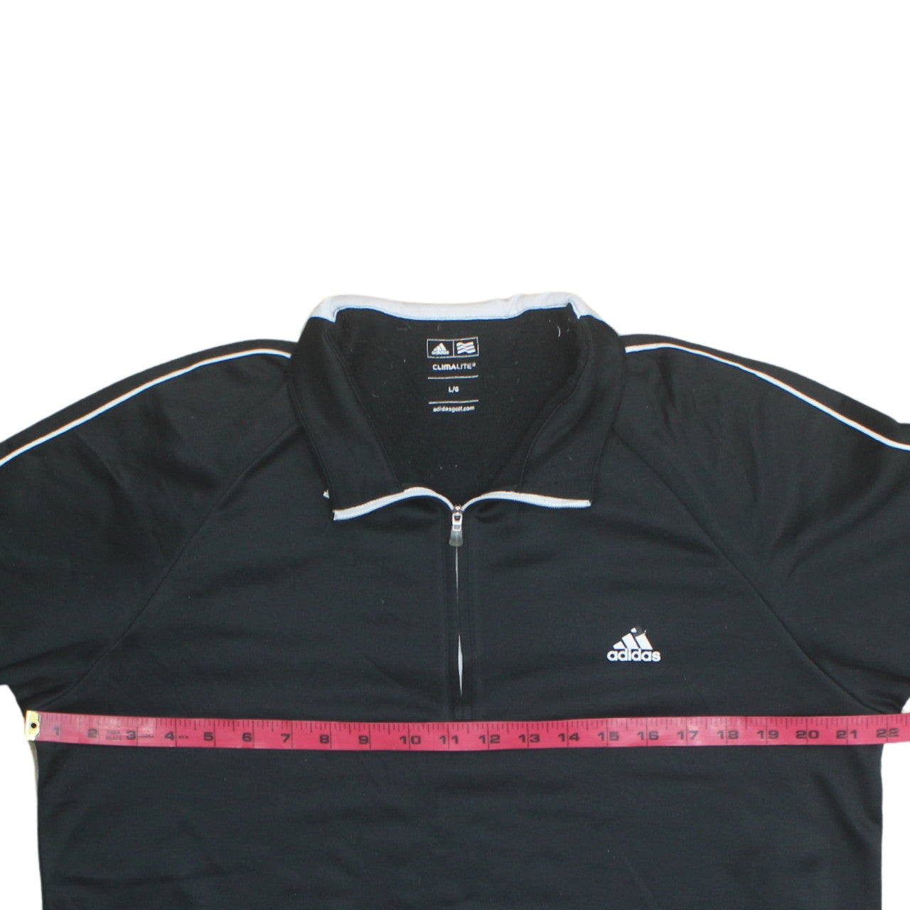 Adidas Men’s Black 1/4 Zip Climalite Golf Sweatshirt Size L
