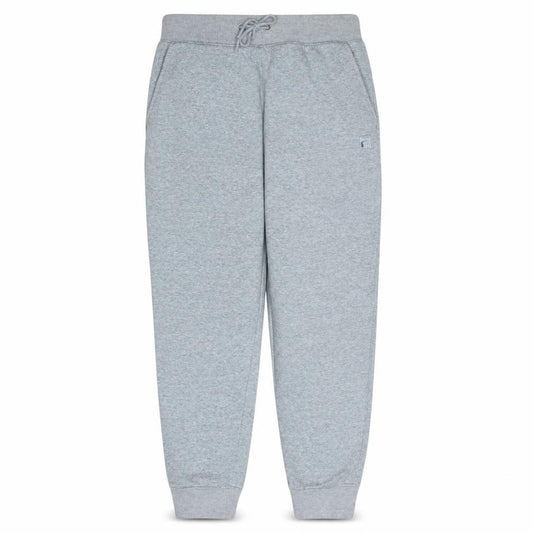 FILA Men's Grey Jogger Sweatpants L Regular Fleece Tapered