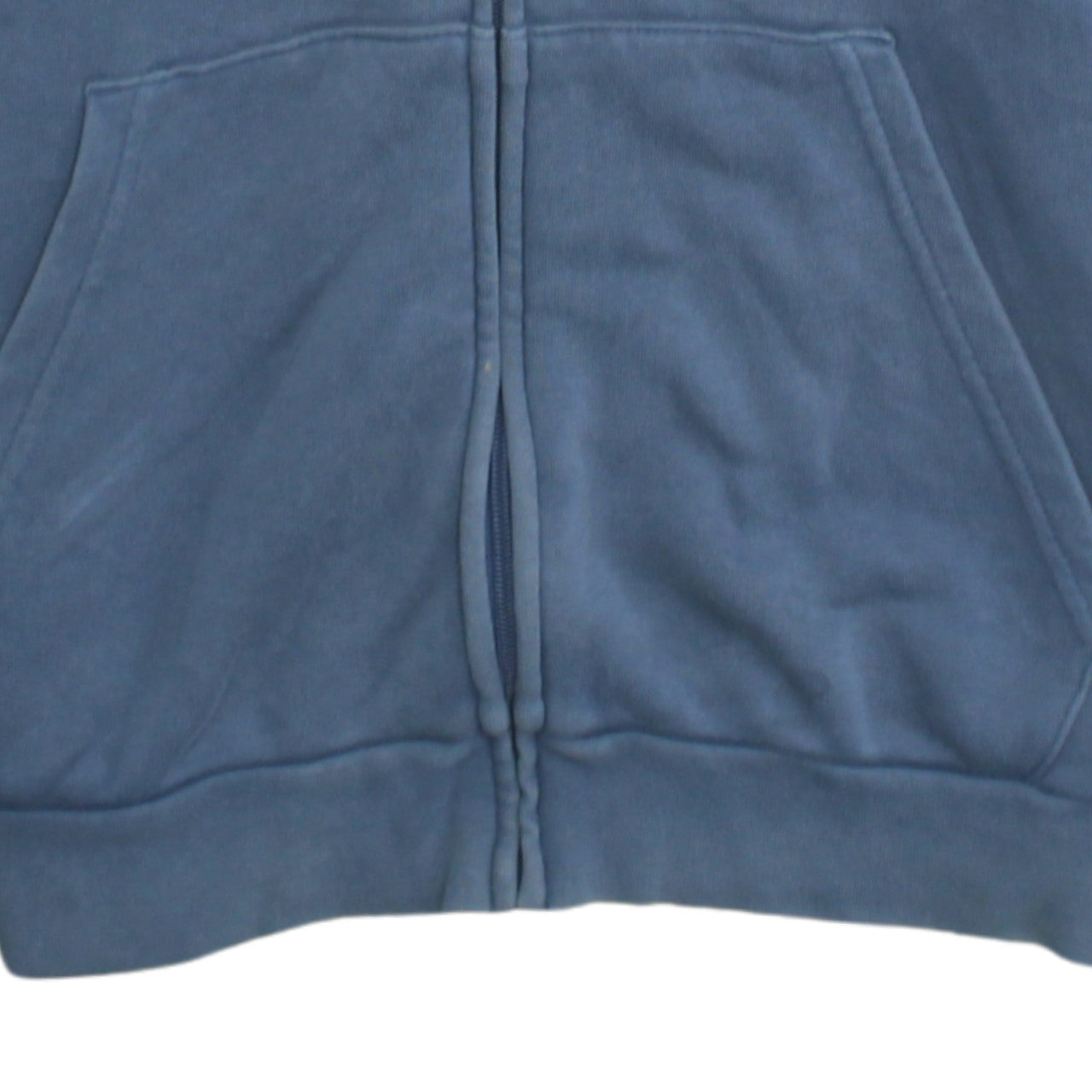 Adidas Men's Blue Full Zip Hoodie Size M Sportswear Fleece Top