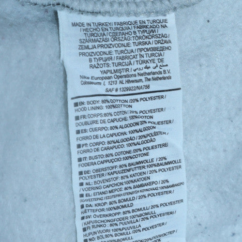 Nike Men's Grey Camouflage Full Zip Hoodie M Fleece Sportswear