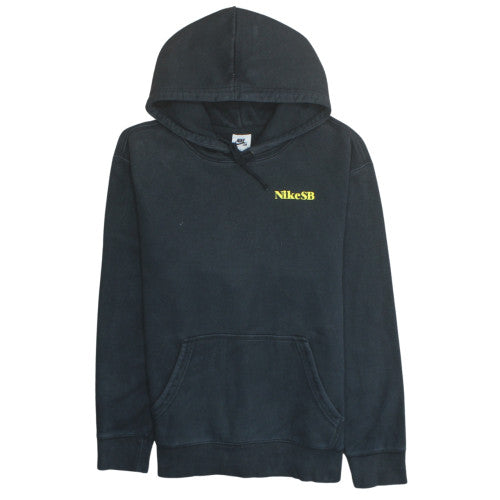 Nike SB Men's Black Pullover Hoodie Small Fleece Skate Sweatshirt
