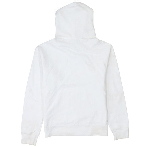 Champion Reverse Weave White Hoodie Women Small Pullover Cotton Logo